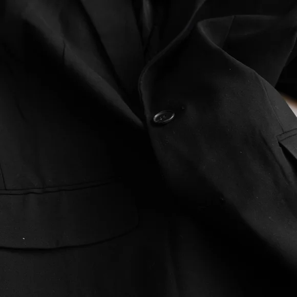 Women Polo Ralph Lauren Black Wool Blazer Size 4 - NWT